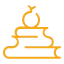 education icon yellow.