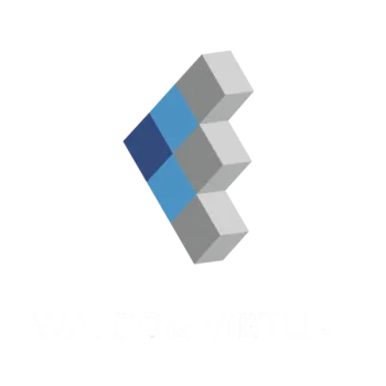 Logo Walcon Virtual Blanco